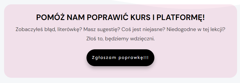 Tak wygląda formularz zgłoszeń sugestii 